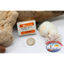 Rabattpreis abrufen nur 10 bo 100 stücke ami Mustad serie 2339d Größe 15 Runde gebogen Sea hooks FC.E25b