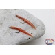 Lot 18 leurres silicone queue d'aronde rond