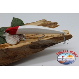 Artificiale Minnow Jerk 3 ancorette 13cm-18,5gr Floating col.testa rossa V381