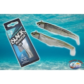 Silicone Lures Black Minno Fi90 Fiiish Doubles Combos OffShore 10gr (BM3012)