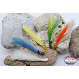 Lures trolling head Meatball feather Simil 9 cm SIM.14