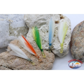 Lures trolling head Meatball feather Simil 9 cm SIM.14