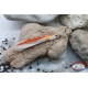 Appât de pêche à la traîne: tête d'anchois avec plume de 7,5 cm