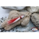 Appât de pêche à la traîne: tête d'anchois avec plume de 7,5 cm