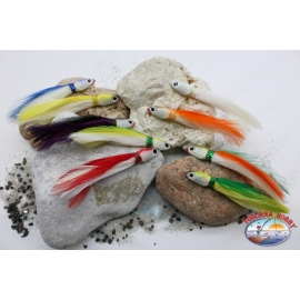 Trolling lures Anchovy head with feather Simil from 10 cm SIM.16