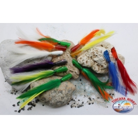 Trolling lures 12cm-like feather Jump head