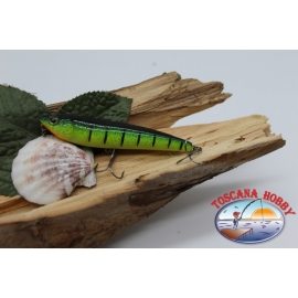 Künstliche Lures portugalk the dog Viper 8cm-5,8 gr Floating col. tiger green V416