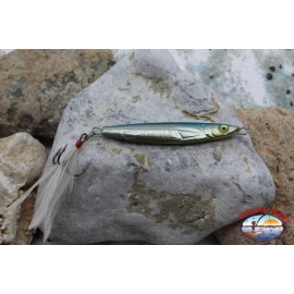 Esca metallica JIG Yo-Zuri 30gr 8cm con ancoretta piumata