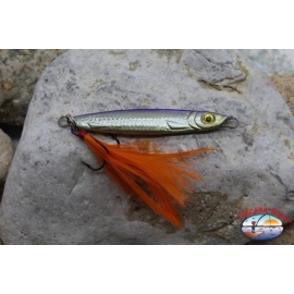 Esca metallica JIG Yo-Zuri 18gr 7cm con ancoretta piumata