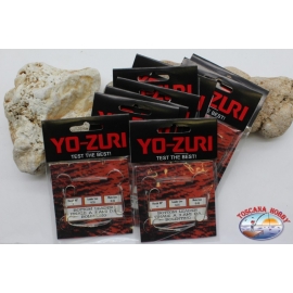 Fishing lines from bolentino bol-Zuri 9 sachets of 3 hooks LT. 23