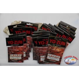 Fishing lines from bolentino 2-Zuri 24 sachets of 3 hooks LT. 30