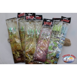 Señuelos artesanales para anzuelo de arrastre 4 vigas 0.40 reposabrazos 0.30-8 conf-vista previa