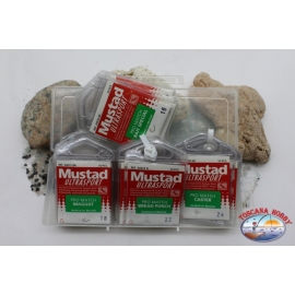 Hameçons de pêche Mustad-40 pièces De Taille Assortie-aperçu