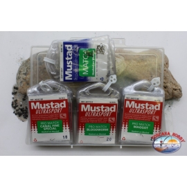 Ami da pesca Mustad - 40 pz Size assortite LT.119