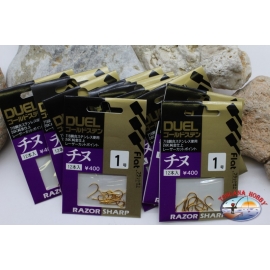 Ami da pesca Duel size 1 con paletta 10 bustine da 12 pezzi