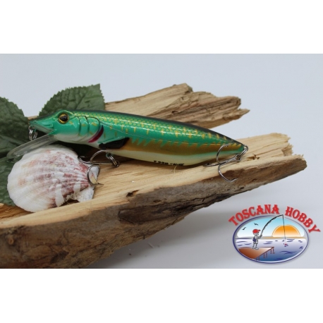 Artificial Minno Lucc Pike 11cm - 21gr Floating Col.green FC.V435