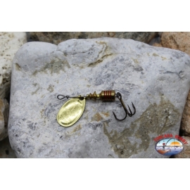 Rotating Fishing Spoon with treble hook Mepps Aglia 1 Vintage 3,50 gr R. 794