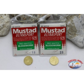 Fishing Hooks Mustad-60pcs Assorted Size 18 / 20T