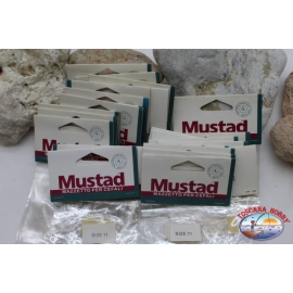 Racimos de salmonetes Mustad 25 paquetes Tamaño 11
