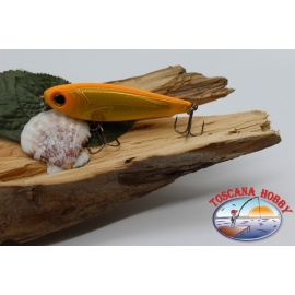 Parler Artificial le dogViper 9cm - 15gr Flottant Col.orange / blanc FC.V447