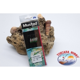 Sabiki Mustad holographique fil 0,30 longueur 135cm 5 ami sim.10 FC.A99