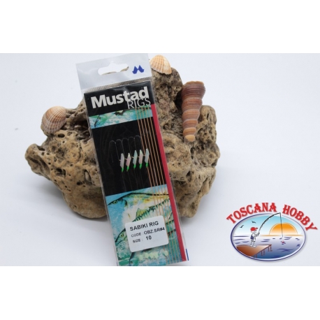 Sabiki Mustad holographic wire 0,30 length 135cm 5 ami mis.10 FC.A99