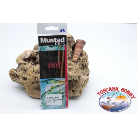 Sabiki Mustad cable rosa 0,30 longitud de 135 cm 5 ami mis.12 FC.A104