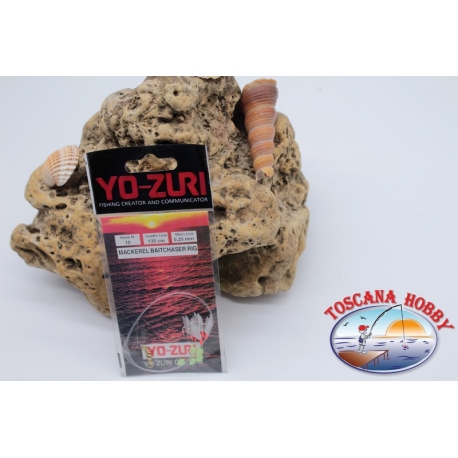 Mackerel Baitchaser Rig Yo-zuri filo 0,25 lunghezza 135cm 5 ami mis.10 FC.A119