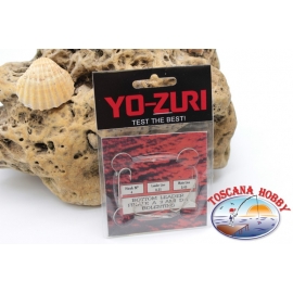 3 sachets de pêche à la traîne de fond-pêche Yo-zuri madre0,45 brac.0.35 mm 3ami sz.4 du poumon.1m FC.309