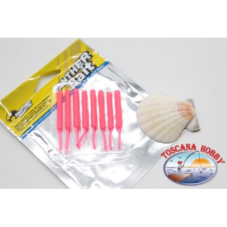 Packung mit 8 Phanter Bait 4cm Phanter Martin mit. pink FC.P113