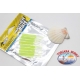 Pack de 8 Phanter Cebo 4cm Phanter Martin. amarillo FC.P114