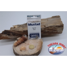 1 sachet de 12 pcs. pivote Mustad série 77501 argent sz. 14 FC.G51