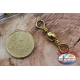 1 Bustina da 6 pz. di girelle Mustad serie 77502 gold sz.1/0 FC.G107