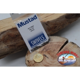 1 sachet de 12 pcs. des émerillons Mustad série 78004 sz.20 FC.G118