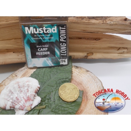 1 Pack of 10 pcs Mustad cod. LP340 sz.14 with the headstock FC.A241