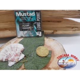 1 Pack of 10 pcs Mustad cod. LP340 sz.12 with the headstock FC.A242