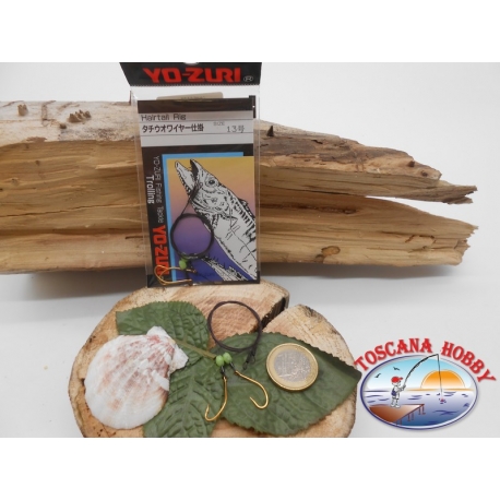 1 sachet de 2 ami Yo-zuri câble(35cm)+attractif de la morue.C875 sz.13 FC.A289
