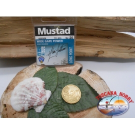 1 bustina da 10 pz ami Mustad cod.60005N sz.20 FC.A325