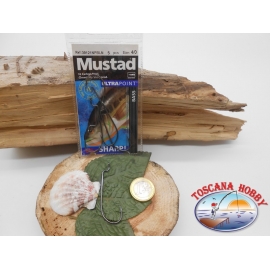 1 bustina da 5 pz ami Mustad storti cod.39121NPBLN sz.4/0 FC.A343