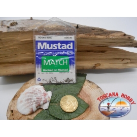 1 sachet de 25 pcs Mustad cod.39853 sz.20 FC.A345