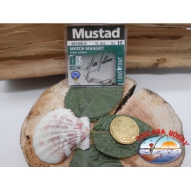 1 bolsa de 10 uds Mustad, la paleta de bacalao.90339BNL sz. 16 FC.A371