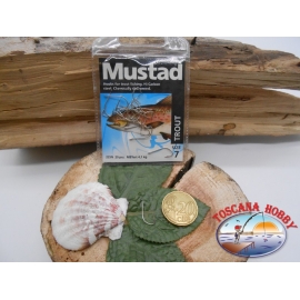 1 bolsita de 20 pcs Mustad, la paleta de bacalao.225N sz. 7 FC.A381