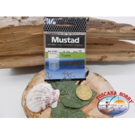 1 sachet de 10 pcs Mustad, une palette de morue.515N sz. 12 FC.A384