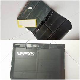 1 boîte de Rapport de la quincaillerie de porte VS-388SD, 12X9,7X2,5 cm FC.B6