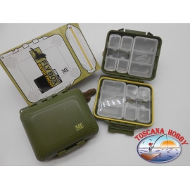 1 box Meiho Fly MFS-242 con accessori waterproof, per minuterie FC.S8