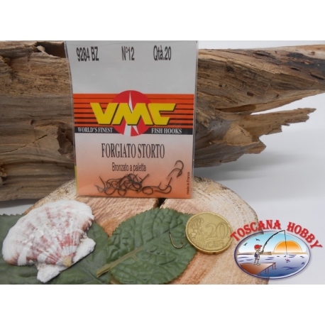 1 sachet de 20 pcs ami VMC, une médaille de bronze scoop, cod.9284BZ sz.12 FC.A426