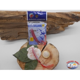 1 pack de 2 clous, rose sz.S pour la pêche à la traîne côtière de 4cm avec des plumes FC.T4