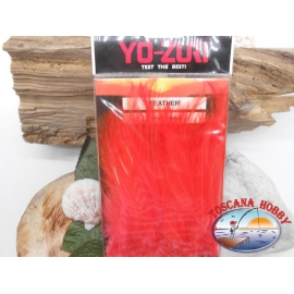 Confezione da circa 100 piume 5gms  Yo-Zuri cod. Y232-O orange FC.T26