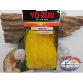 Pack d'env 100 plumes 5gms Yo-Zuri cod. Y232-EN jaune vif FC.T27