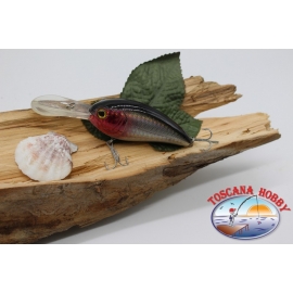 Artificiale Crank, 8cm-28gr. floating, col. olografico&rosso, spinning. FC.V169